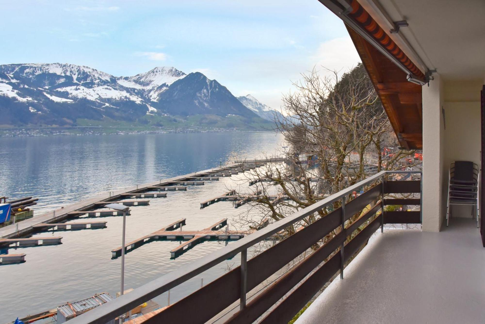 Modern And Charming Apartment On The Shores Of Lake Lucerne Gersau Eksteriør billede